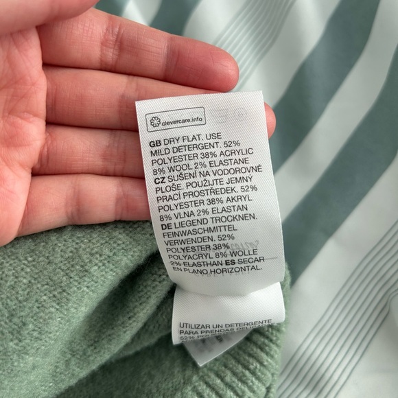 & Other Stories cropped mock neck sweater - Picture 3 of 5